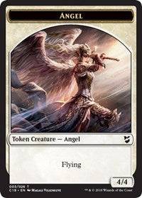 Angel // Soldier Double-sided Token [Commander 2018 Tokens] - Destination Retro