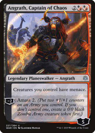 Angrath, Captain of Chaos [War of the Spark] - Destination Retro