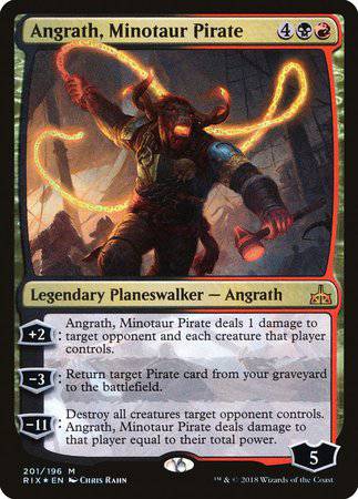 Angrath, Minotaur Pirate [Rivals of Ixalan] - Destination Retro
