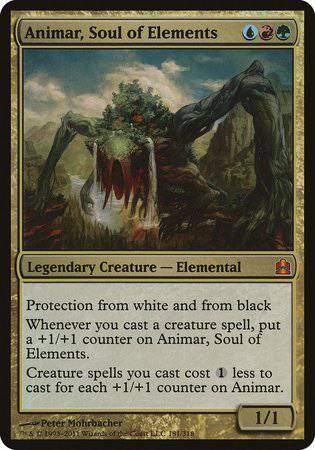 Animar, Soul of Elements (Oversized) [Commander 2011 Oversized] - Destination Retro
