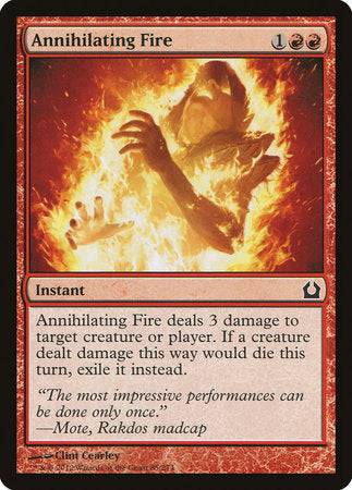 Annihilating Fire [Return to Ravnica] - Destination Retro