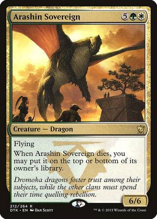 Arashin Sovereign [Dragons of Tarkir] - Destination Retro