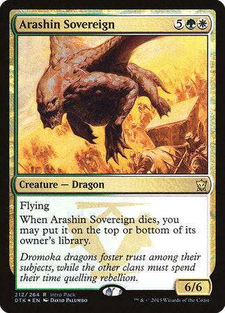 Arashin Sovereign [Dragons of Tarkir Promos] - Destination Retro