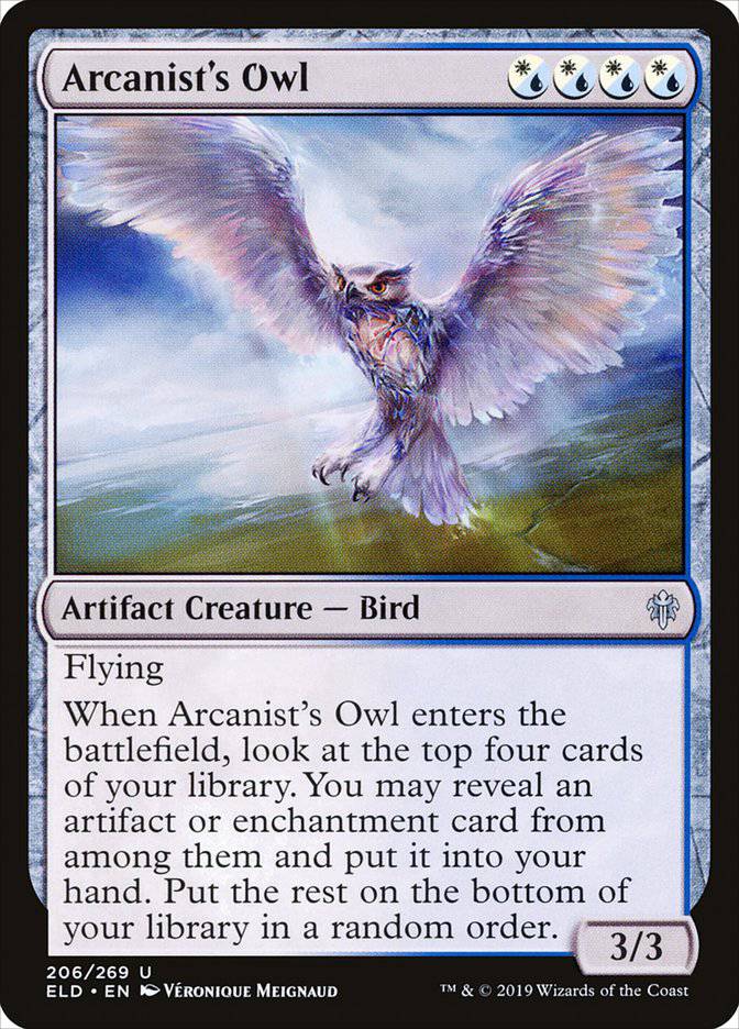 Arcanist's Owl [Throne of Eldraine] - Destination Retro
