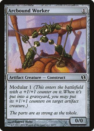 Arcbound Worker [Duel Decks: Elspeth vs. Tezzeret] - Destination Retro