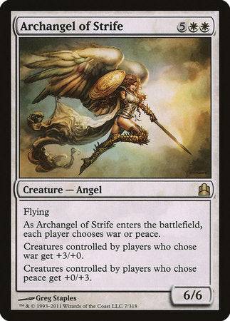 Archangel of Strife [Commander 2011] - Destination Retro