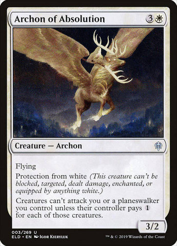 Archon of Absolution [Throne of Eldraine] - Destination Retro