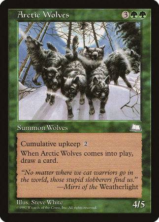 Arctic Wolves [Weatherlight] - Destination Retro