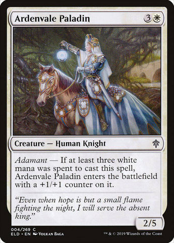 Ardenvale Paladin [Throne of Eldraine] - Destination Retro