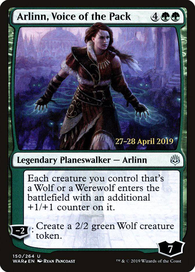 Arlinn, Voice of the Pack  [War of the Spark Prerelease Promos] - Destination Retro