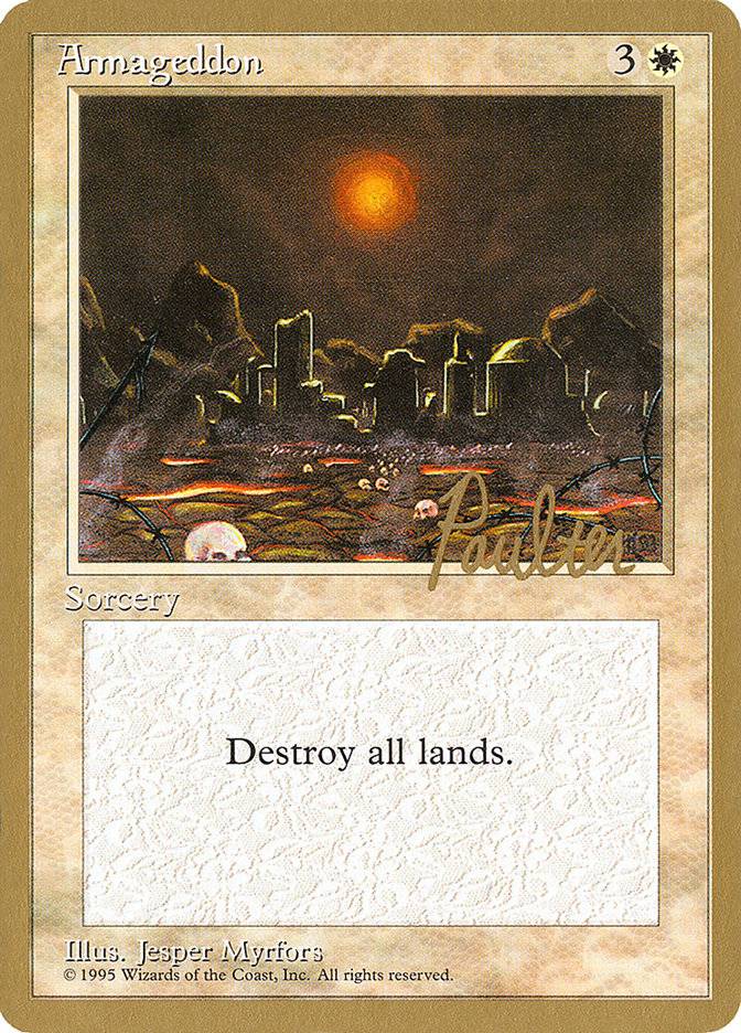 Armageddon (Preston Poulter) [Pro Tour Collector Set] - Destination Retro