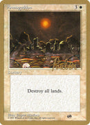Armageddon (Preston Poulter) (SB) [Pro Tour Collector Set] - Destination Retro