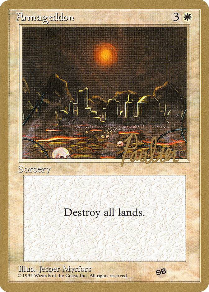 Armageddon (Preston Poulter) (SB) [Pro Tour Collector Set] - Destination Retro