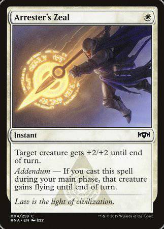 Arrester's Zeal [Ravnica Allegiance] - Destination Retro