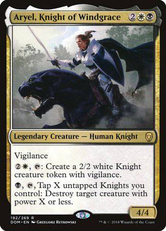 Aryel, Knight of Windgrace [Dominaria] - Destination Retro