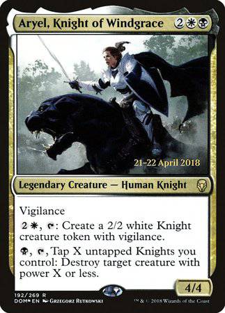 Aryel, Knight of Windgrace [Dominaria Promos] - Destination Retro