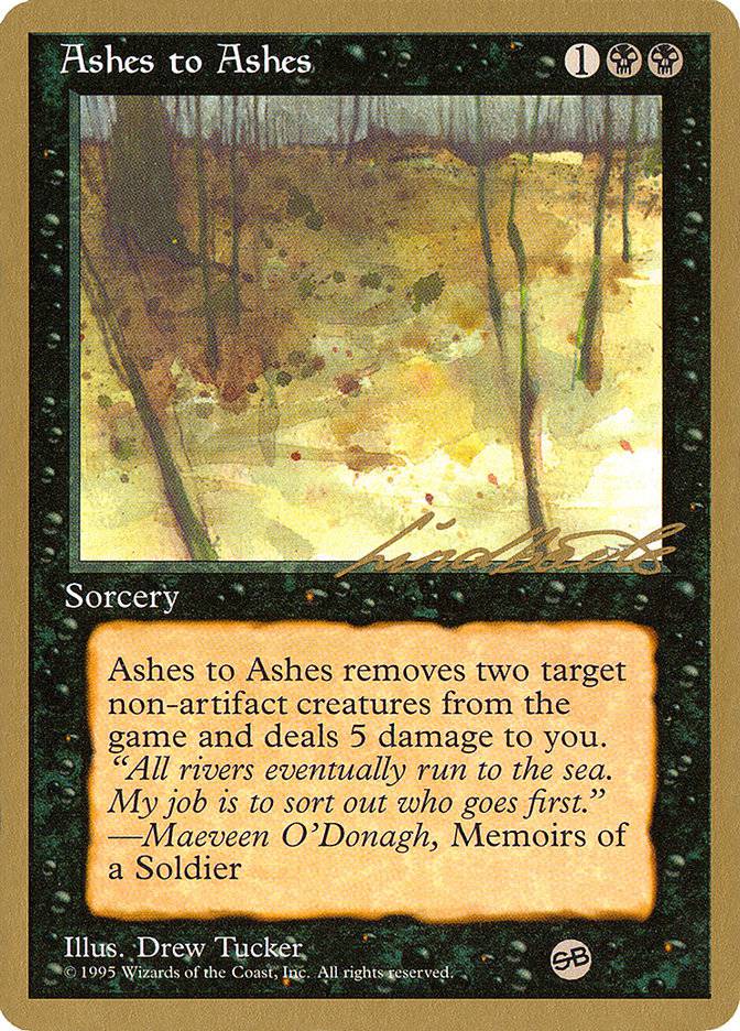 Ashes to Ashes (Leon Lindback) (SB) [Pro Tour Collector Set] - Destination Retro