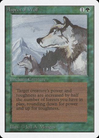 Aspect of Wolf [Unlimited Edition] - Destination Retro