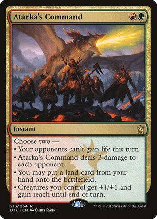Atarka's Command [Dragons of Tarkir] - Destination Retro
