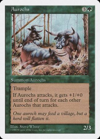 Aurochs [Fifth Edition] - Destination Retro