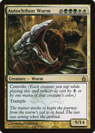 Autochthon Wurm [Ravnica: City of Guilds] - Destination Retro