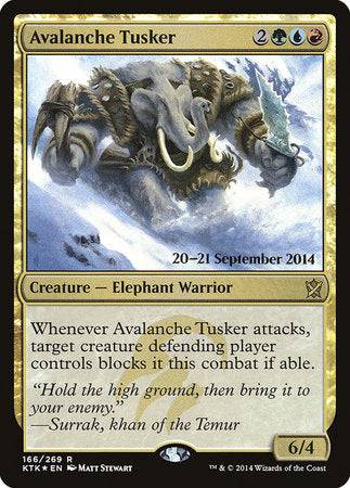 Avalanche Tusker [Khans of Tarkir Promos] - Destination Retro