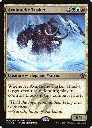 Avalanche Tusker [Khans of Tarkir Promos] - Destination Retro