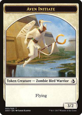 Aven Initiate Token [Amonkhet Tokens] - Destination Retro