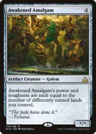 Awakened Amalgam [Rivals of Ixalan] - Destination Retro