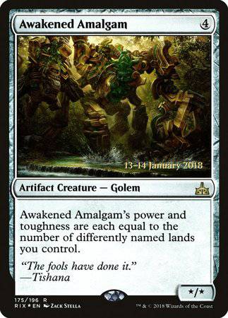 Awakened Amalgam [Rivals of Ixalan Promos] - Destination Retro