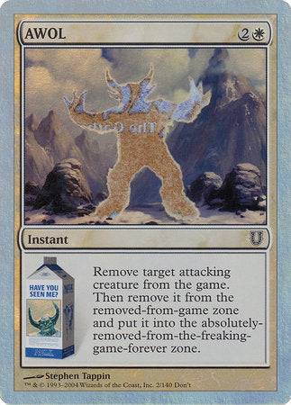 AWOL (Alternate Foil) [Unhinged] - Destination Retro