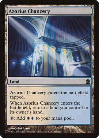 Azorius Chancery [Commander 2011] - Destination Retro