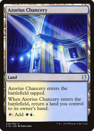 Azorius Chancery [Commander 2019] - Destination Retro
