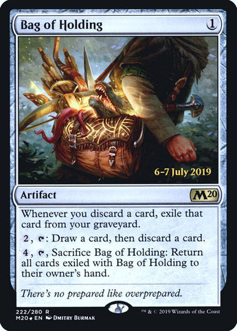 Bag of Holding  [Core Set 2020 Prerelease Promos] - Destination Retro