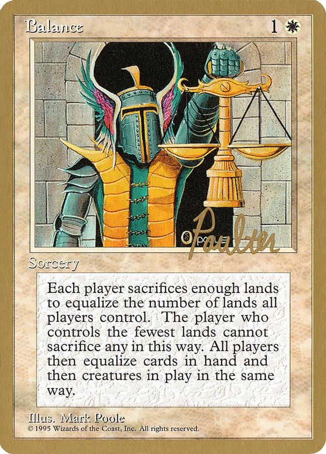 Balance (Preston Poulter) [Pro Tour Collector Set] - Destination Retro