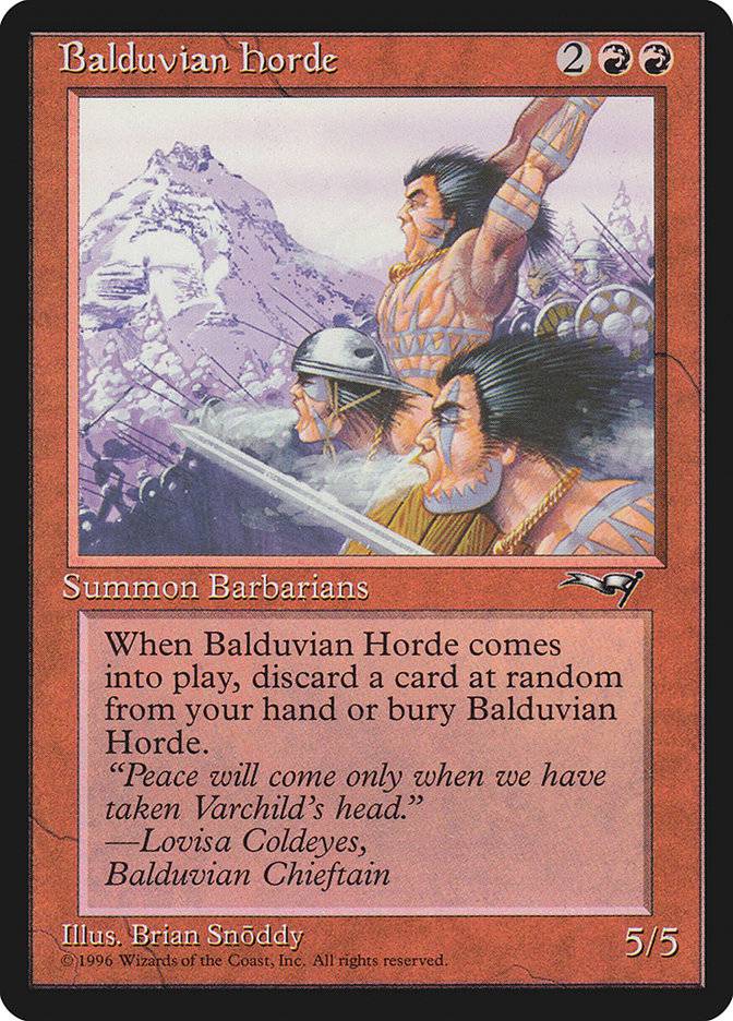Balduvian Horde [Alliances] - Destination Retro