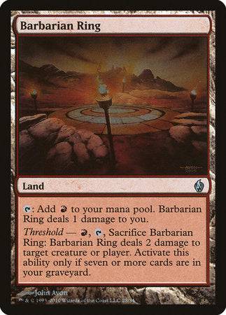 Barbarian Ring [Premium Deck Series: Fire and Lightning] - Destination Retro