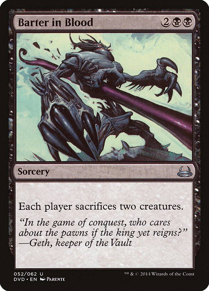 Barter in Blood (Divine vs. Demonic) [Duel Decks Anthology] - Destination Retro