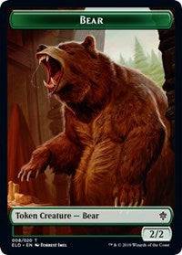 Bear // Food (18) Double-sided Token [Throne of Eldraine Tokens] - Destination Retro