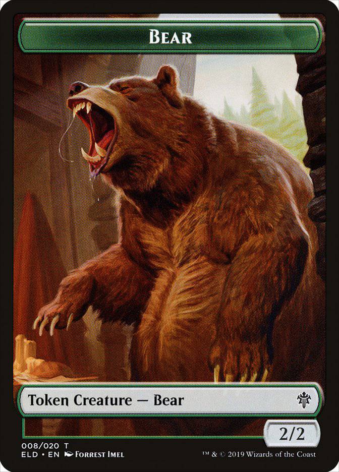 Bear [Throne of Eldraine Tokens] - Destination Retro