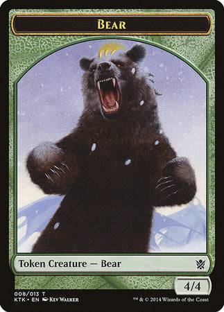 Bear Token [Khans of Tarkir Tokens] - Destination Retro