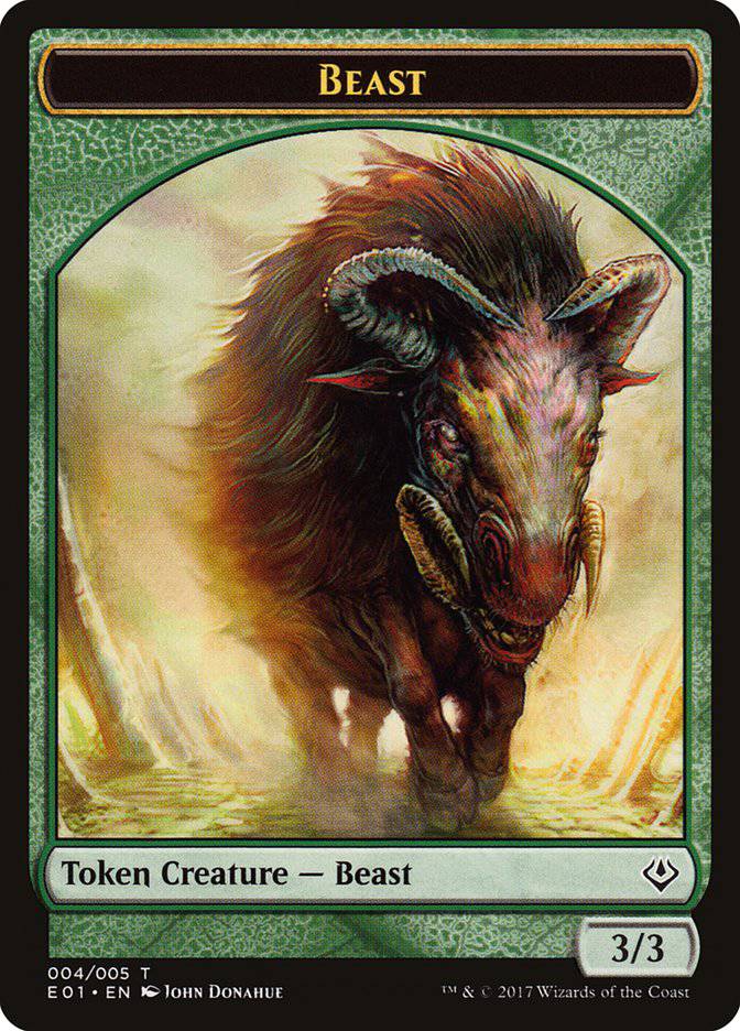 Beast (004/005) [Archenemy: Nicol Bolas Tokens] - Destination Retro