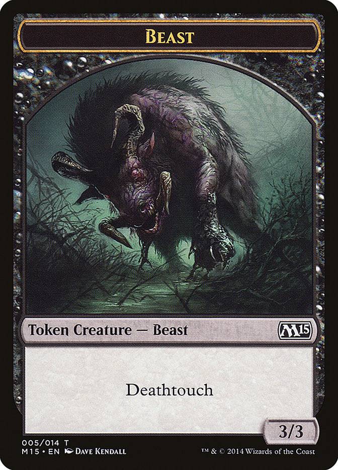 Beast (005/014) [Magic 2015 Tokens] - Destination Retro