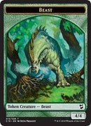 Beast (013) // Plant Double-sided Token [Commander 2018 Tokens] - Destination Retro