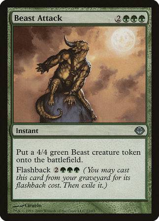 Beast Attack [Duel Decks: Garruk vs. Liliana] - Destination Retro