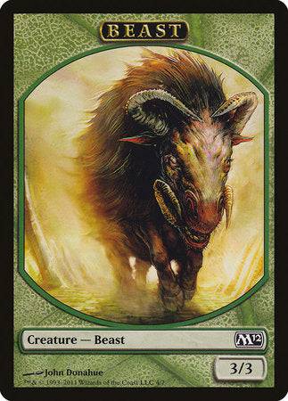 Beast Token [Magic 2012 Tokens] - Destination Retro
