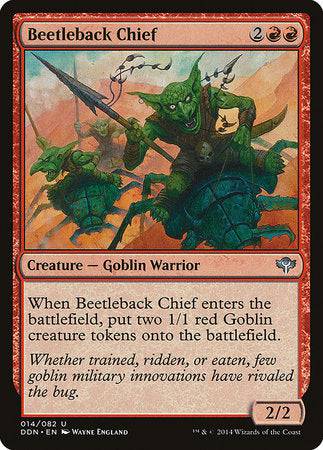 Beetleback Chief [Duel Decks: Speed vs. Cunning] - Destination Retro