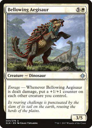 Bellowing Aegisaur [Ixalan] - Destination Retro