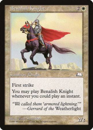 Benalish Knight [Weatherlight] - Destination Retro