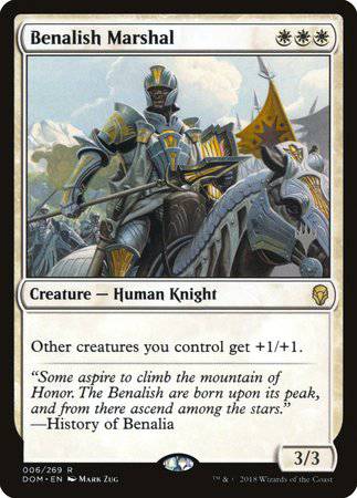 Benalish Marshal [Dominaria Promos] - Destination Retro